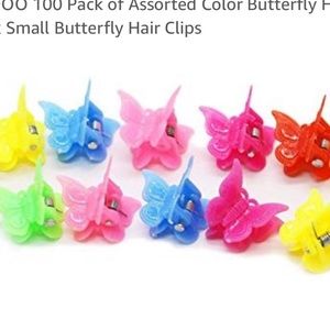 butterfly hair clips